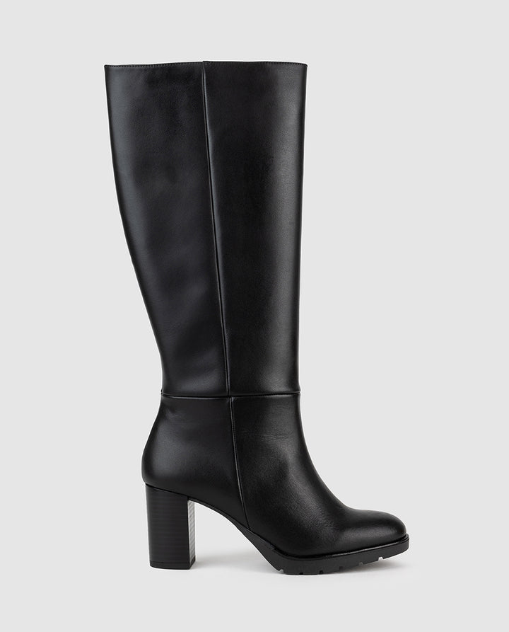 High boots with special wide CÓRDOBA heel