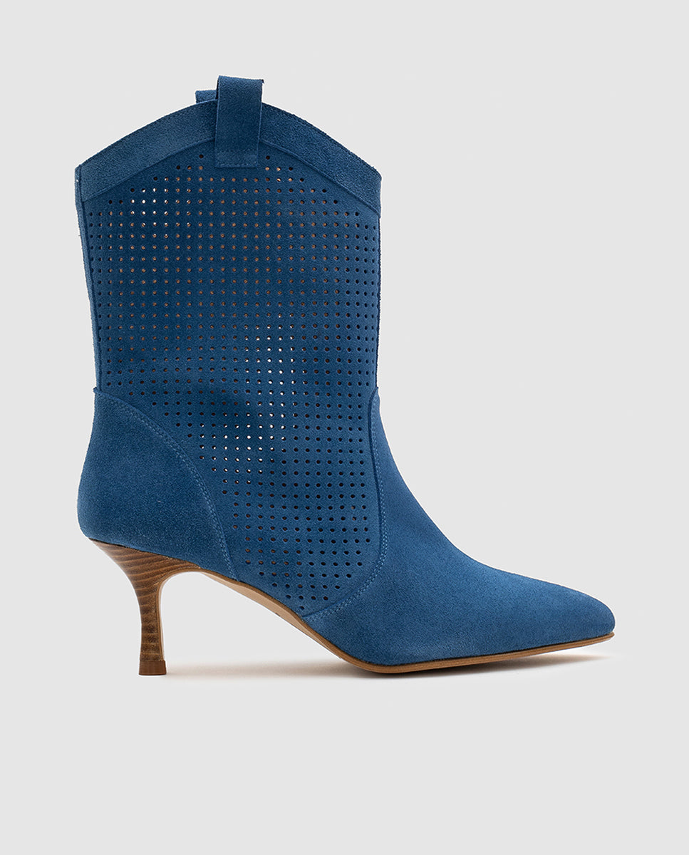 ONA heeled ankle boot