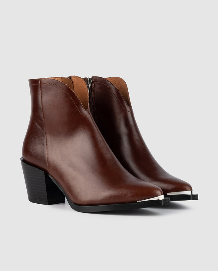 Botines de piel SAMPLE SALE