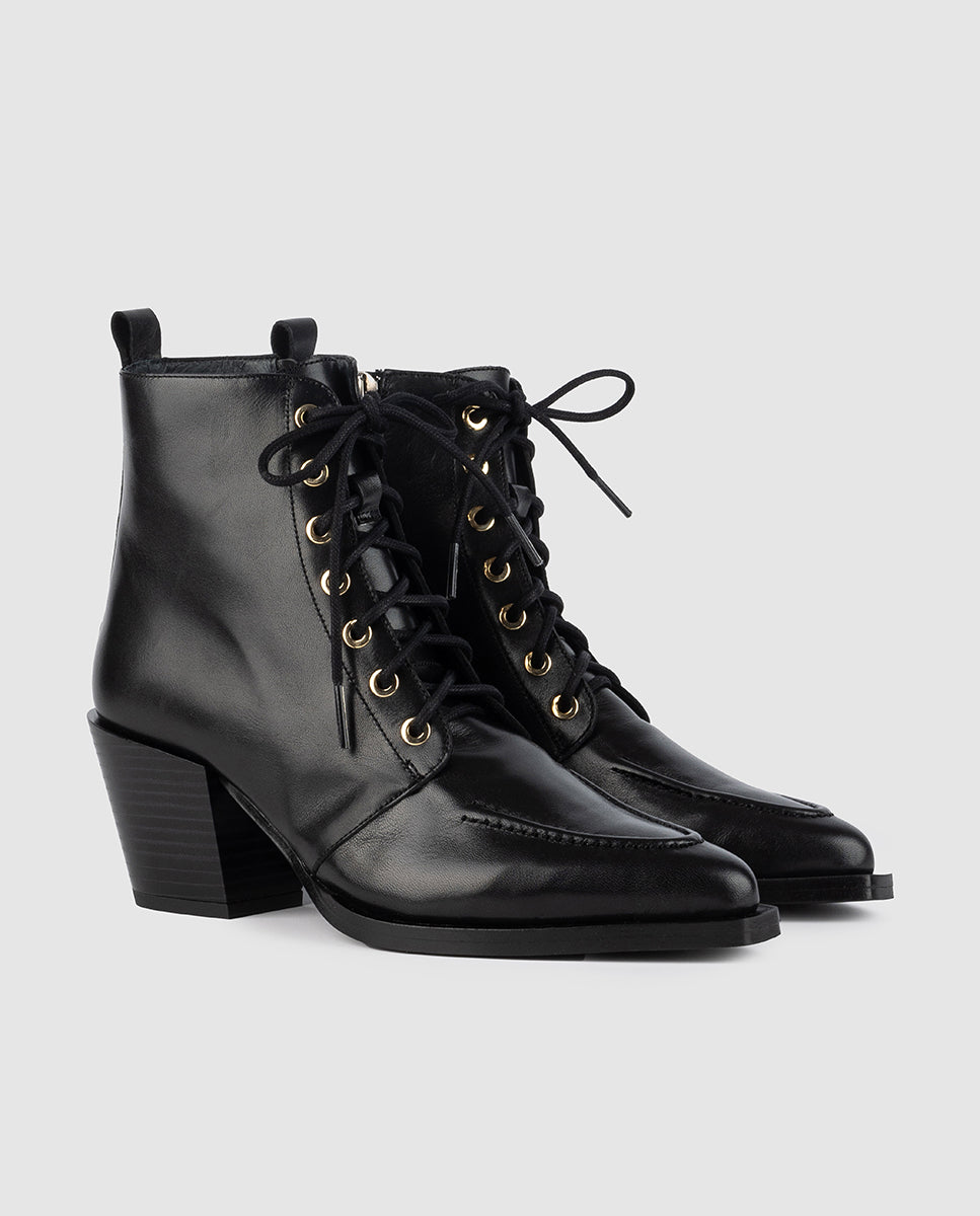 Botines de piel SAMPLE SALE