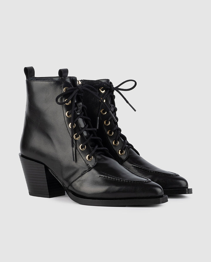 Botines de piel SAMPLE SALE