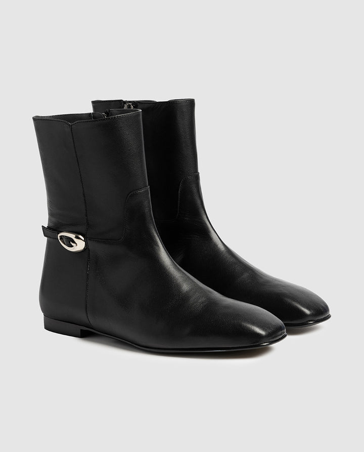Botines de piel SAMPLE SALE