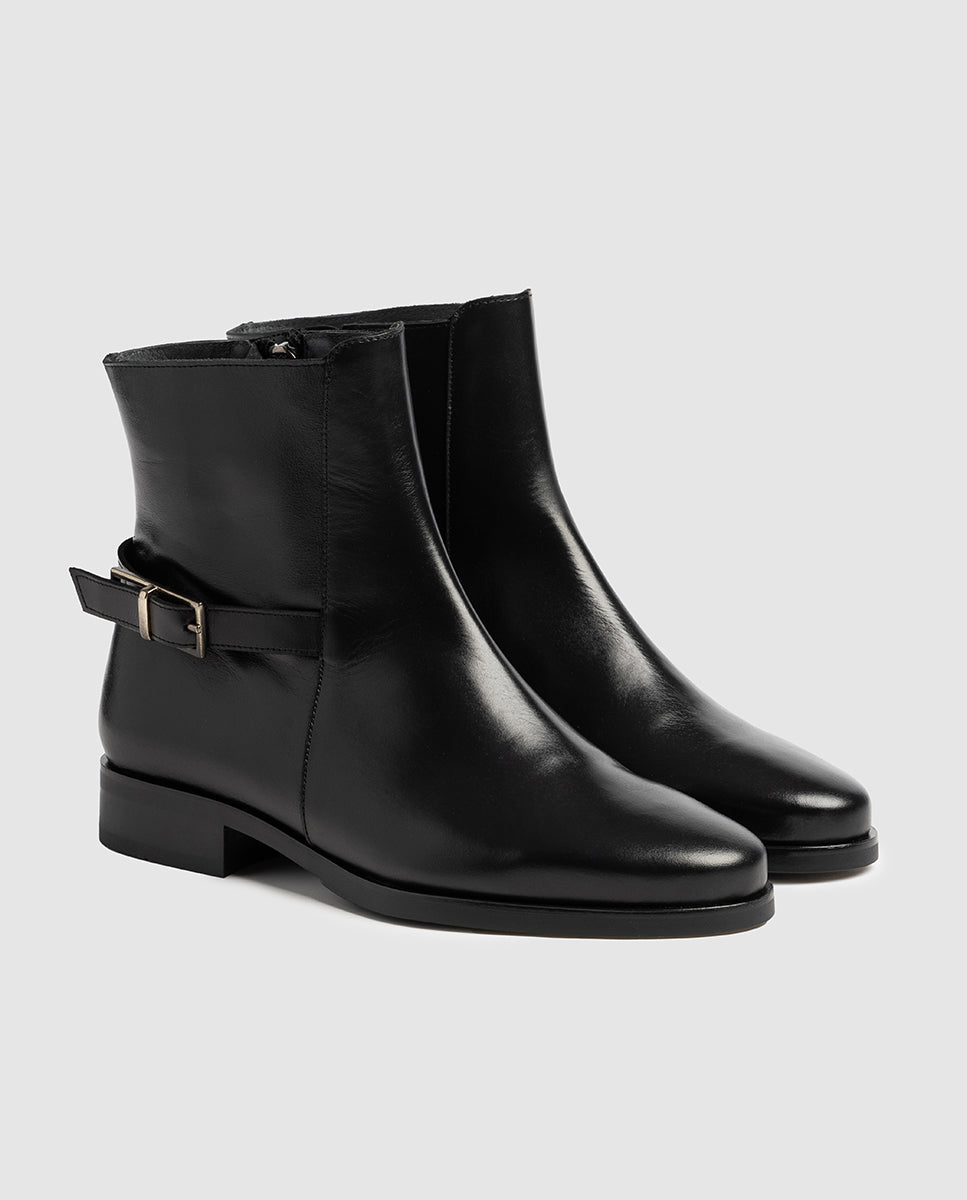 Botines de piel SAMPLE SALE