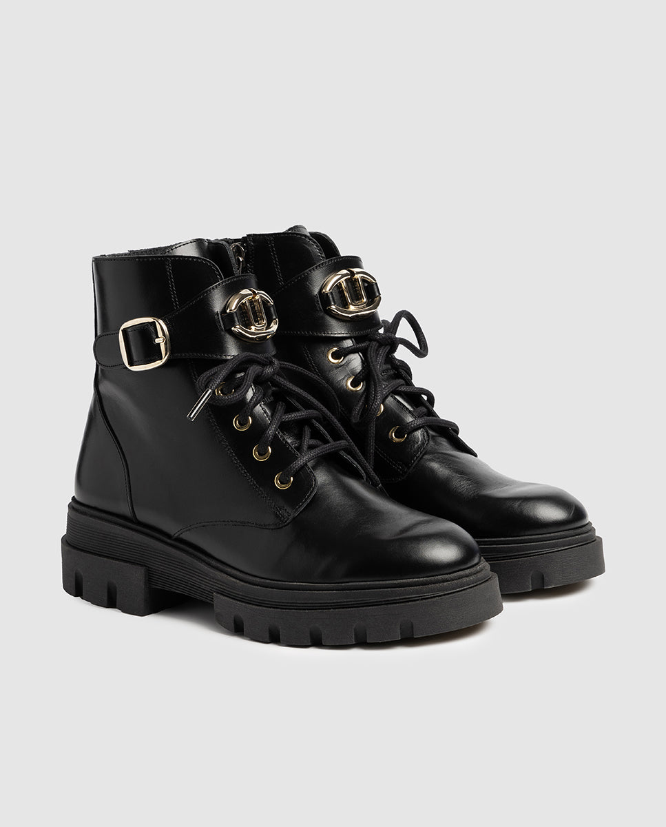 Botines de piel SAMPLE SALE
