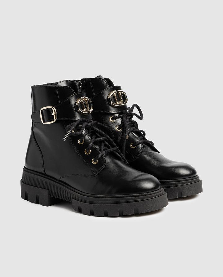 Botines de piel SAMPLE SALE