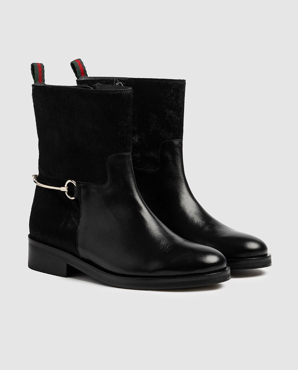 Botines de piel SAMPLE SALE