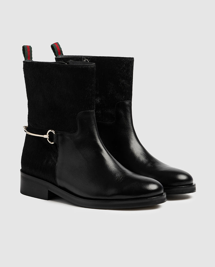 Botines de piel SAMPLE SALE