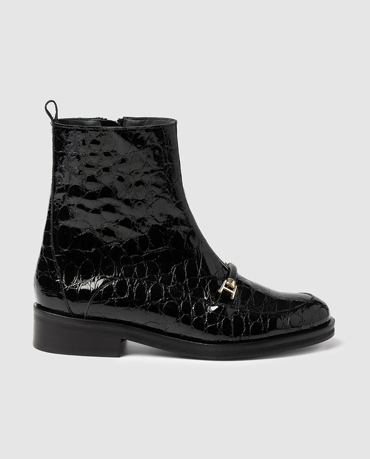 Botines de piel SAMPLE SALE