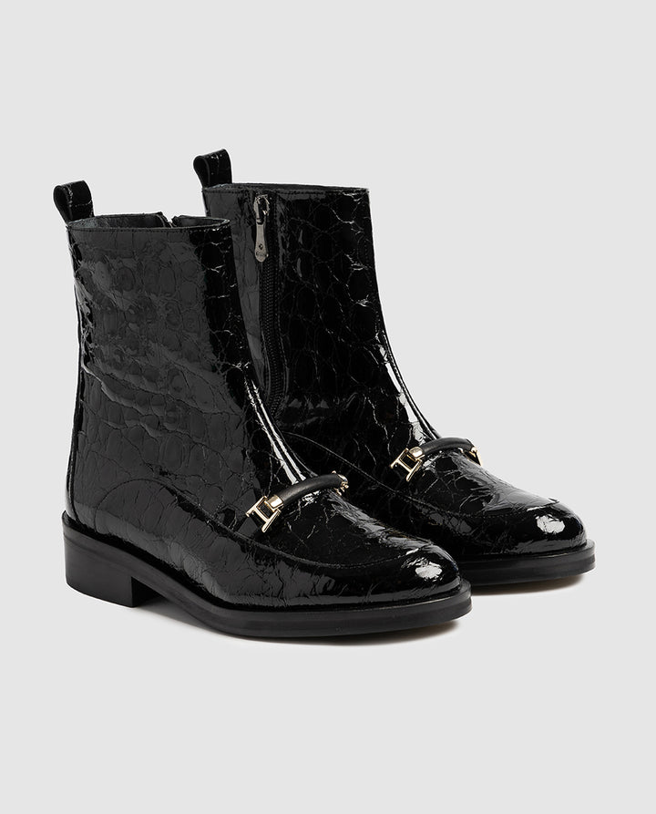 Botines de piel SAMPLE SALE