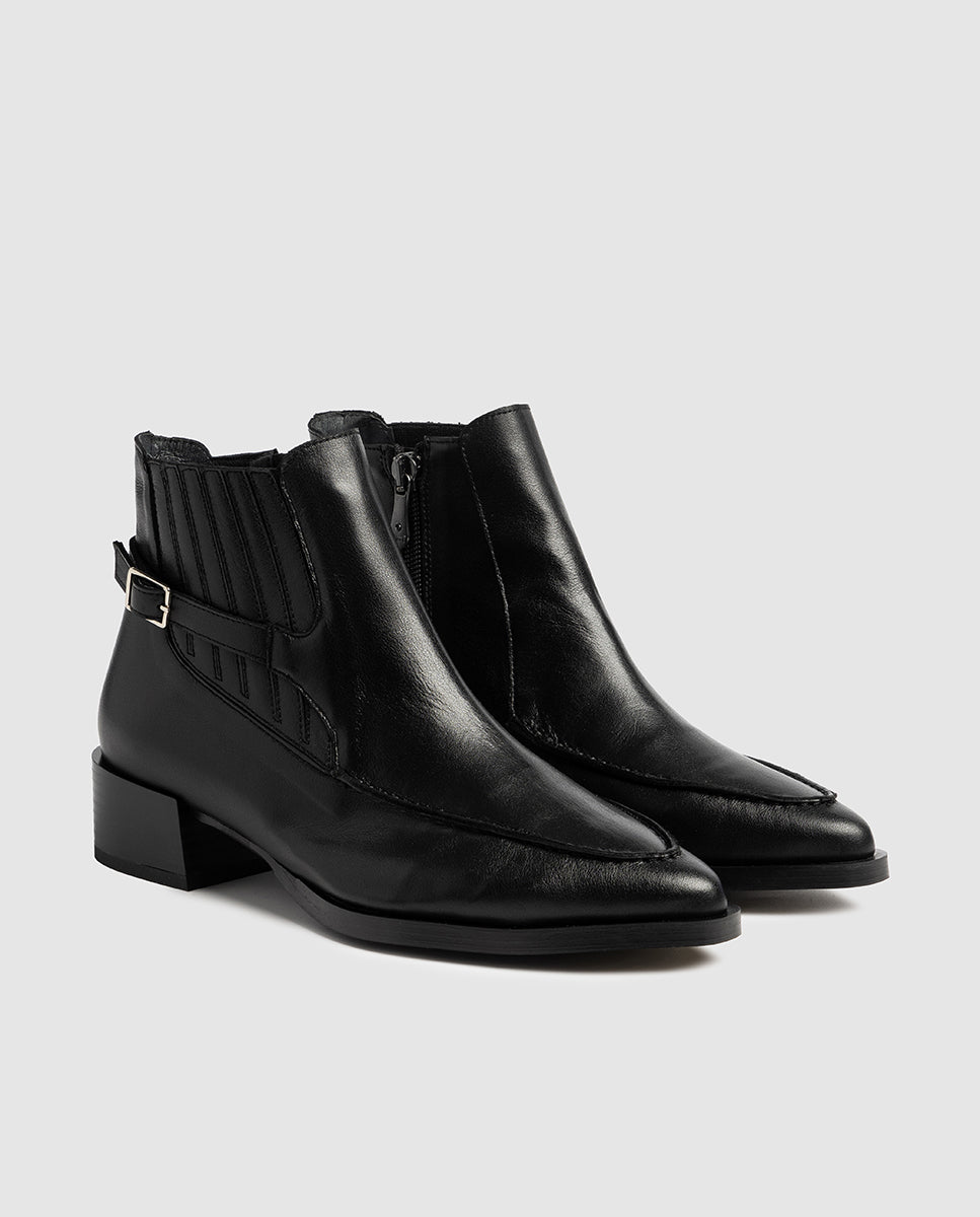 Botines de piel SAMPLE SALE