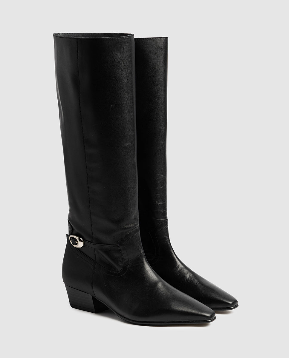 Botas de piel SAMPLE SALE