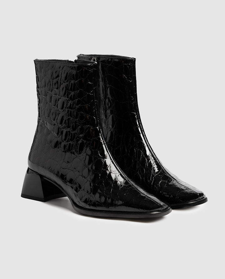 Botines de piel SAMPLE SALE