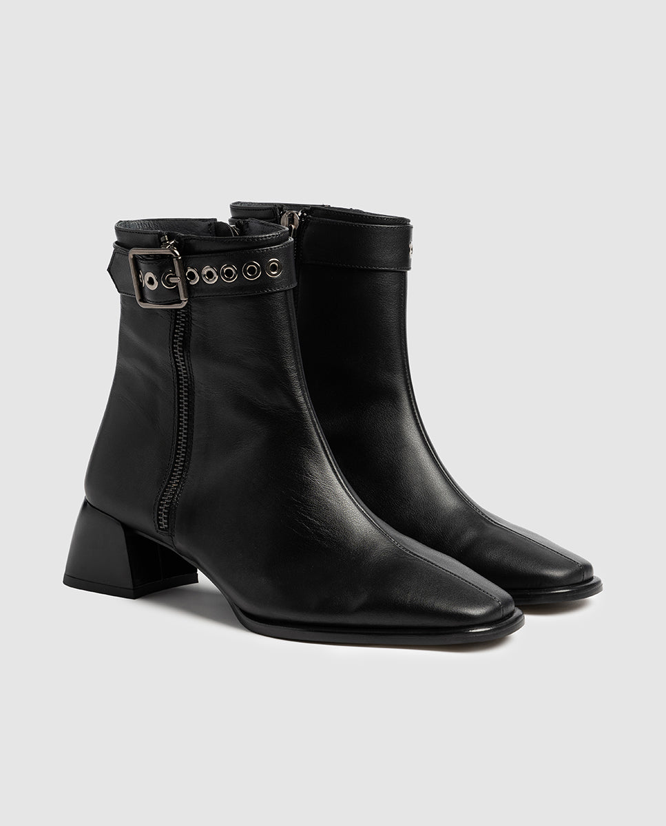 Botines de piel SAMPLE SALE