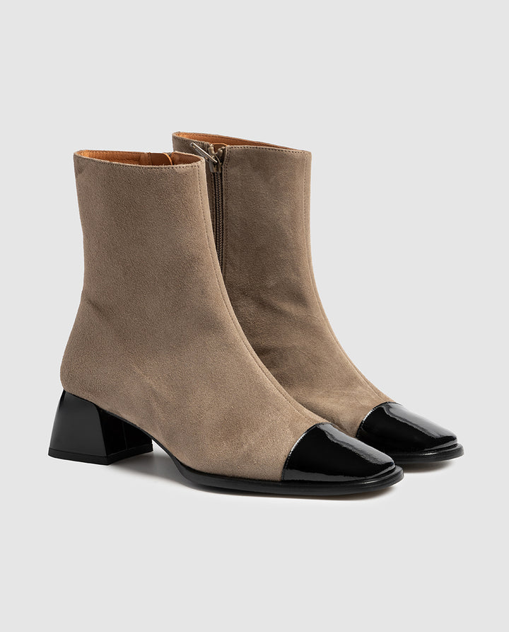 Botines de piel SAMPLE SALE