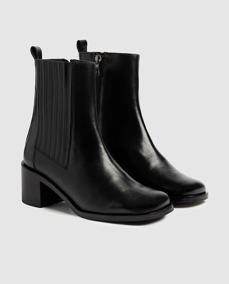 Botines de piel SAMPLE SALE