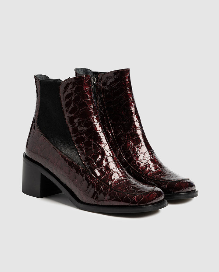 Botines de piel SAMPLE SALE
