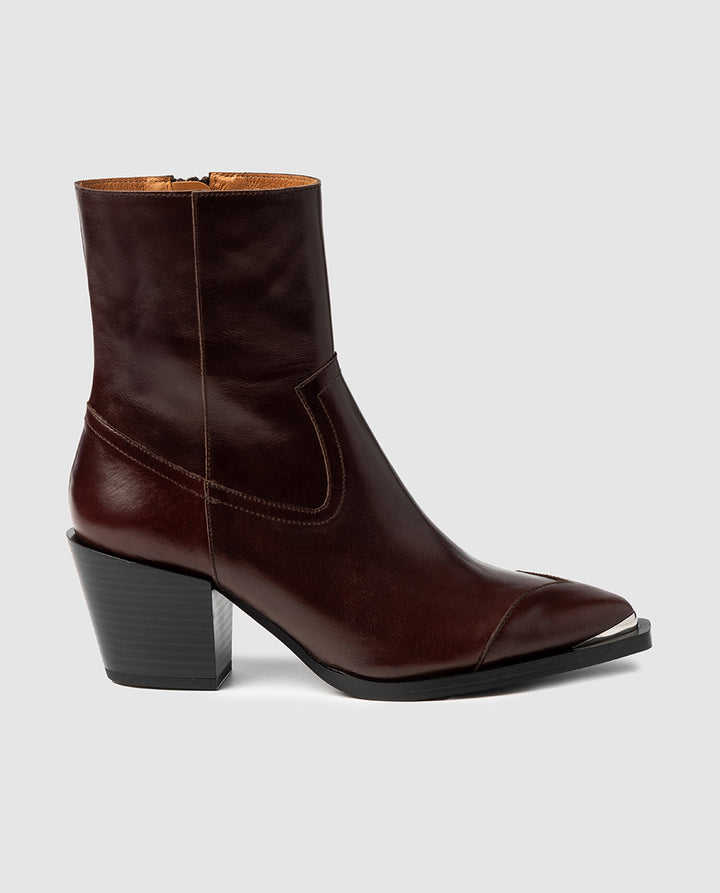 Botines de piel SAMPLE SALE