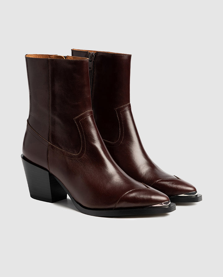 Botines de piel SAMPLE SALE