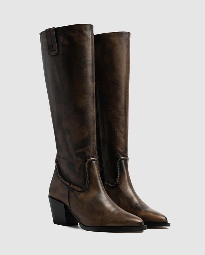 Botas de piel SAMPLE SALE