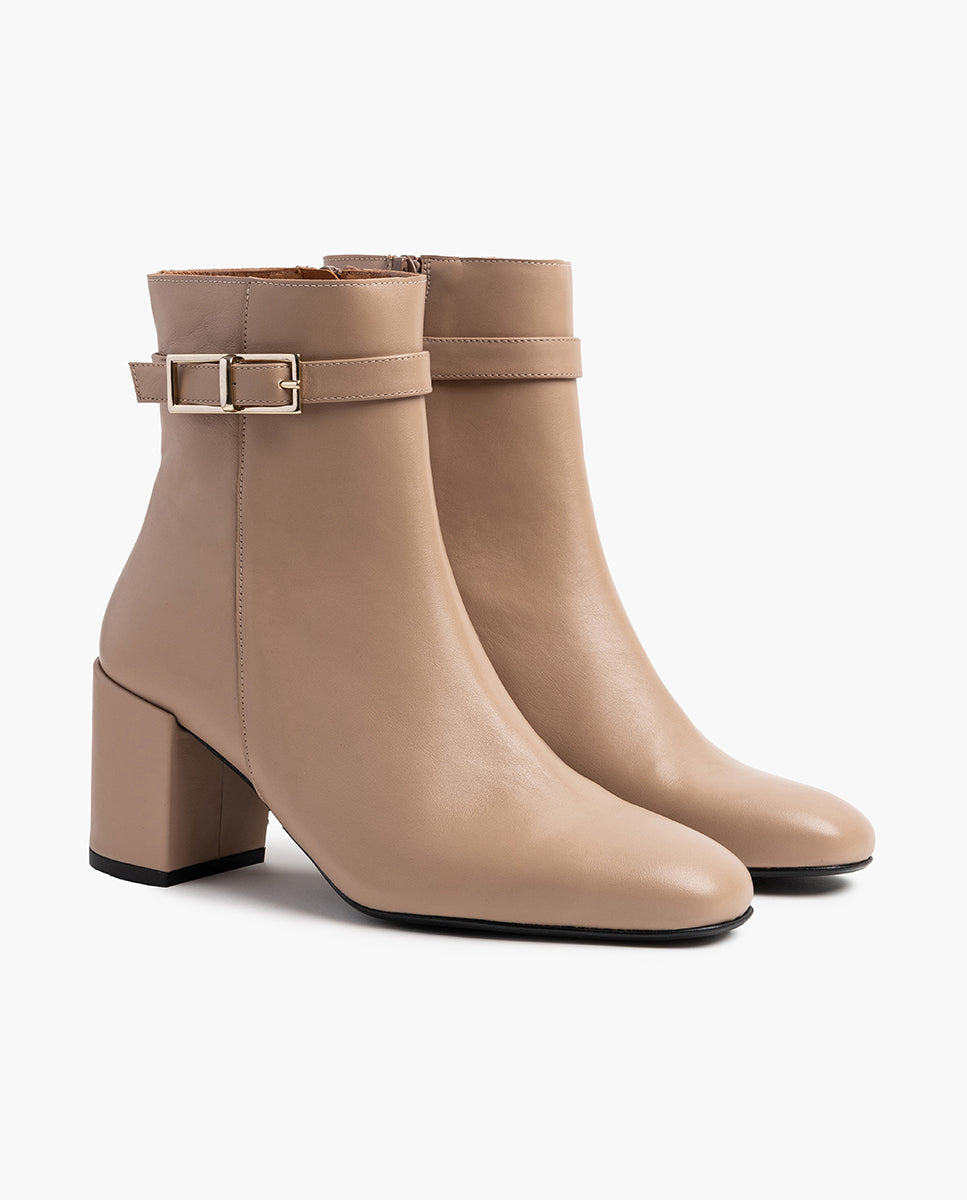 Botines de piel SAMPLE SALE