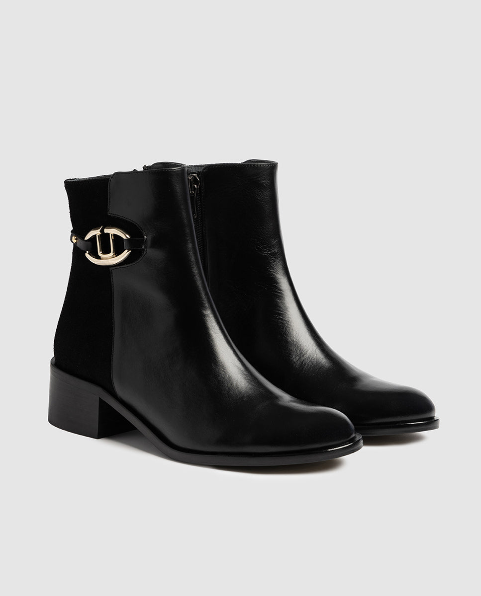 Botines de piel SAMPLE SALE
