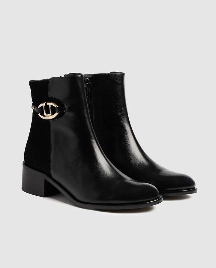 Botines de piel SAMPLE SALE