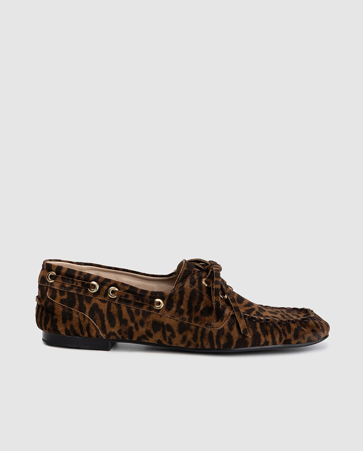 8250C_1.jpg: Zapato nautico mujer piel estampado leopardo animal print modelo Lola Dansi 8250C 1